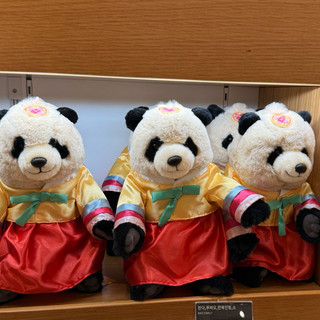 （現貨）愛寶樂園 周邊 代購 寶家族 Bao Family 韓服福寶 福寶 福公主 韓服 玩偶 娃娃 熊貓