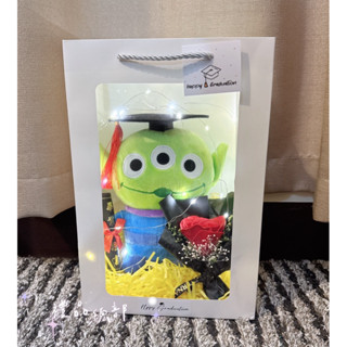 【禮品總部】畢業帽🎓三眼怪禮物袋 正版 三眼怪玩偶 迪士尼 Disney 玩具總動員 禮品袋 三眼怪絨毛娃娃 三眼怪娃娃