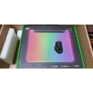 【微醺小舖】現貨Razer雷蛇烈焰神蟲Firefly V2 Pro RGB遊戲滑鼠墊 黑/白(全新未拆封)官方保固一年