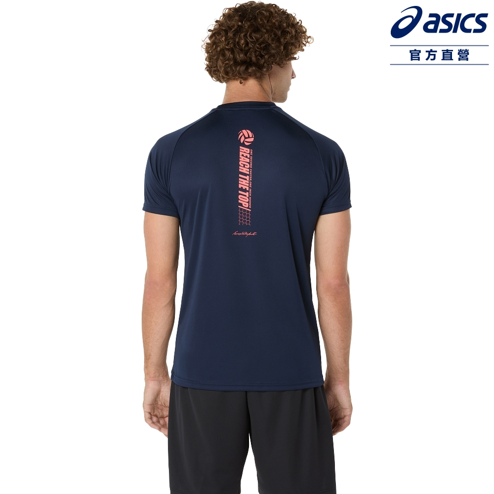ASICS 亞瑟士 排球短袖上衣 男女中性款 日本版型 排球上衣 2053A214-400