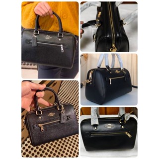 全新 coach真皮✅大號✅迷你波士頓包