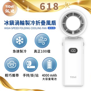 TiDdi(鈦迪) 冰鎭渦輪製冷折疊風扇(ACX-01)