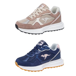 【KangaROOS 美國袋鼠鞋】女鞋 RACER 2 科技運動鞋 慢跑鞋 厚底增高 (兩色任選)
