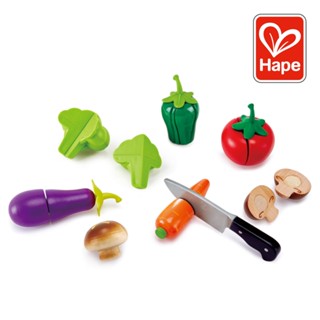 德國Hape 田園蔬菜切切樂(扮家家酒/學齡前/早教玩具/兒童安全玩具/小朋友玩具)