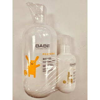 隨身瓶100ml 貝貝BABE 貝貝沐浴露500ml送乳液100ml
