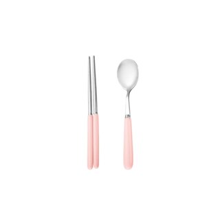 【現貨】餐具 餐具組 筷子+湯匙組 環保餐具 隨身餐具 外出餐具 不鏽鋼湯匙 不鏽鋼筷子 湯匙 筷子 興雲網購旗艦店