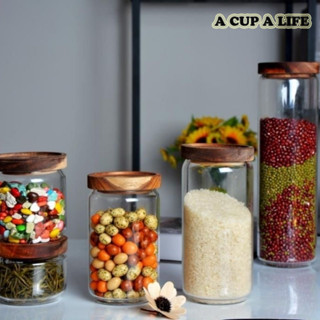 A cup A life 咖啡罐 咖啡豆罐 密封罐 玻璃罐 咖啡粉罐 茶葉罐 收納罐 糖果罐 玻璃杯 玻璃瓶