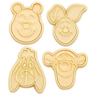 [現貨][日日選物] 日本限定 Disney 迪士尼 餅乾模 維尼熊 抜き型つき 小豬 屹耳 跳跳虎 烘焙用具 壓模