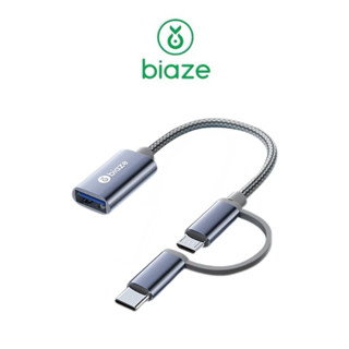 【biaze畢亞茲】OTG轉接頭Type-C/Micro轉USB二合一 OTG轉接頭 二合一轉接 Type-C轉接線
