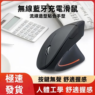 現貨 人體工學滑鼠 靜音按鍵 舒適握感滑鼠 無線 2.4G無線滑鼠 電池 三段DPI調節 垂直滑鼠 直立滑鼠 小手適用
