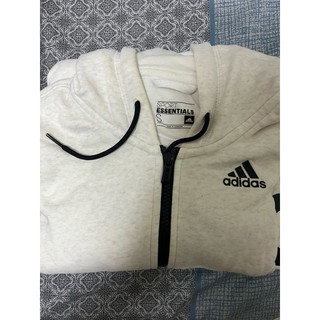 二手衣 ADIDAS 連帽外套 淺色 運動外套 休閒外套