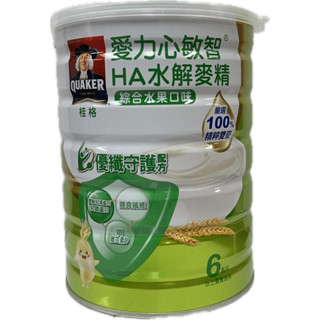桂格 愛力心敏智HA水解麥精 綜合水果口味 700g