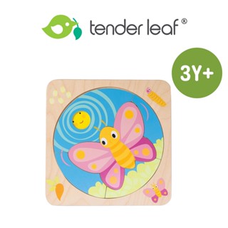 美國【Tender Leaf】蛻變蝴蝶拼圖 木製玩具 兒童玩具 積木玩具 木質玩具 玩具 木頭玩具｜baby888