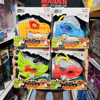 手套玩具 髮光音效網紅恐龍手偶 大號恐龍 手偶玩具 軟膠 男孩 霸王龍 互動玩具 兒童益智玩具禮物 霸王龍三角龍手套