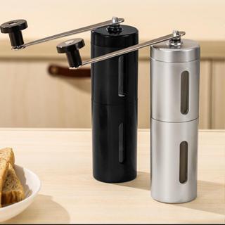 便攜式手搖咖啡磨豆機 現磨手沖咖啡器具 迷你咖啡豆研磨器 可調粗細 旅行露營辦公室家用 復古咖啡研磨機 靜音磨豆機 咖啡
