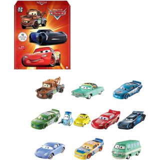 預購👍正版👍美國迪士尼 閃電麥坤 Cars 麥坤 麥昆 汽車總動員 玩具車 車車 汽車 禮盒 Mattel