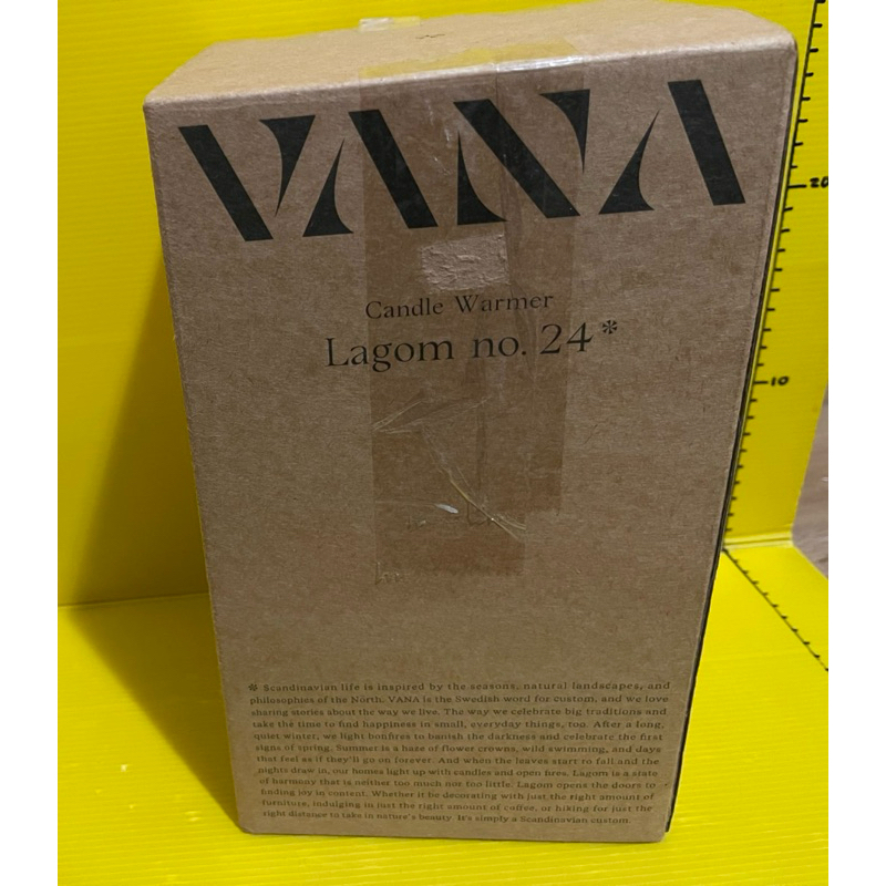 其他平台同步 請先聊聊 VANA Candle Lagom No.24 香氛蠟燭暖燈 融蠟燈VCW-0047