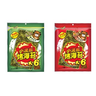 【泰國小浣熊】經典烤海苔 醬燒原味/香辣味 全素 厚切 酥脆 零食 海苔 美食 團購 素食