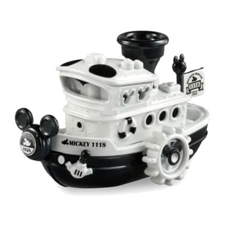 日本正品 TOMY車 特仕車 迪士尼 米奇 米老鼠 蒸汽船黑白 模型車 TOMICA 多美 合金 小車