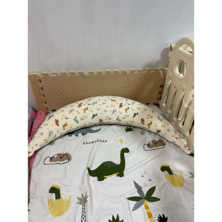 奇妮 月亮枕 哺乳枕 孕婦枕 側睡枕 抱枕 二手 免運 一枕芯兩枕套