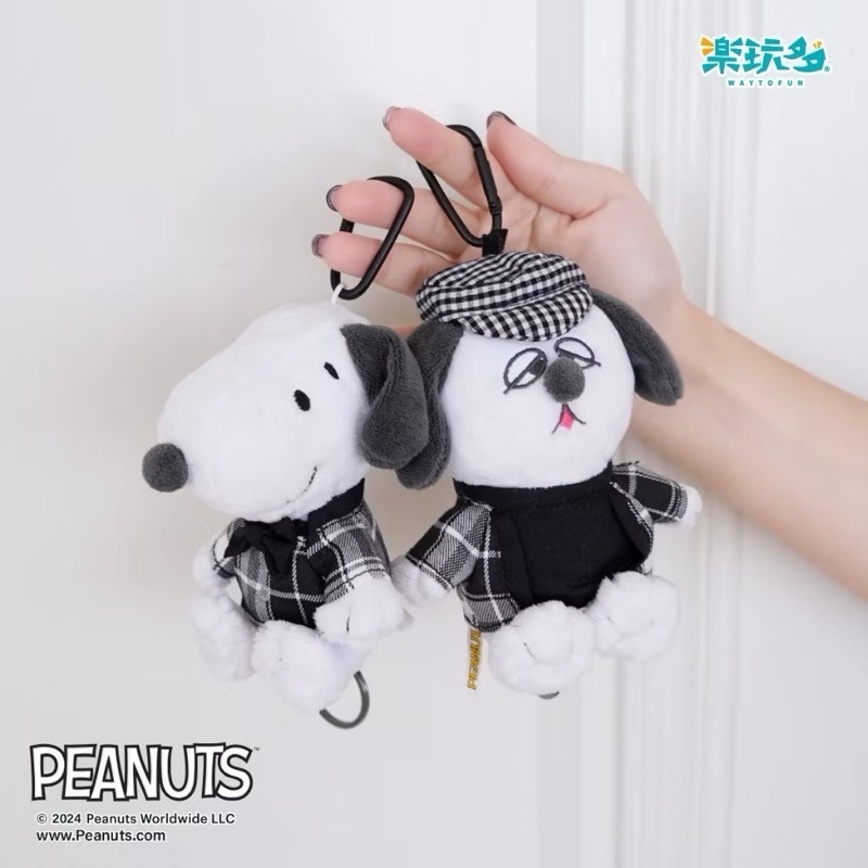 現貨🩷 超低價 ‼️ 歐拉夫 經典格紋系列 伸縮鑰匙圈 歐拉夫周邊 歐拉夫娃娃 歐拉夫 史努比 SNOOPY OLAF