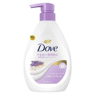 【JPGO】日本製 Dove 多芬 深層保濕沐浴乳~透明肌 薰衣草燕麥香