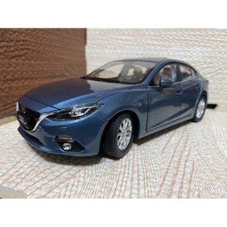 Mazda mazda3 1/18 藍色 3代 原廠模型車