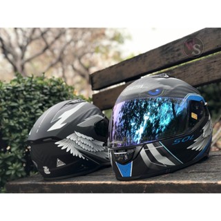 🔥新品上市🔥 臺南WS騎士用品 SOL SF7 老鷹 消光色 內墨鏡 全罩式安全帽 齒排扣 耳機槽 SOL安全帽