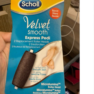 Scholl 爽健 補充輪滾 絲絨柔滑電動去硬皮機滾輪 2入/盒)