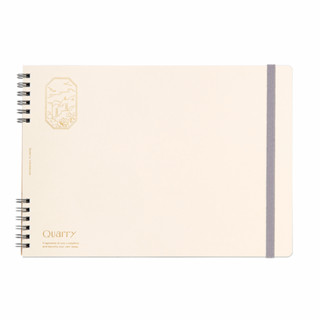 日本 IROHA《QUARRY notebook B5 wide 橫式方眼筆記本》｜明進文房具