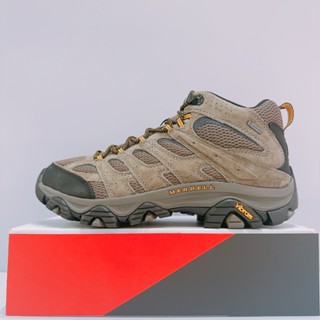 MERRELL MOAB 3 MID GTX 男生 淺卡其 防水 中筒 寬楦 戶外 登山鞋 ML035795W