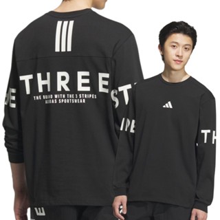 ADIDAS 長袖 WORD LS TEE 黑色 LOGO 休閒上衣 男 JM2076