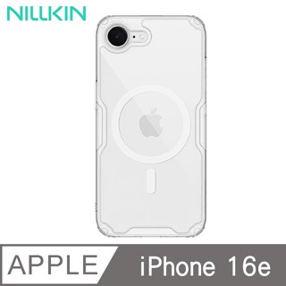 NILLKIN Apple iPhone 16e 本色 Pro 磁吸保護套-透白