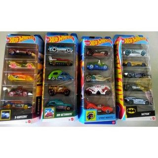 智酷玩具屋 正版 Mattel 全新 Hot Wheels 風火輪五合一包裝組 風火輪小汽車 小車隨機出貨 圖片僅供參考