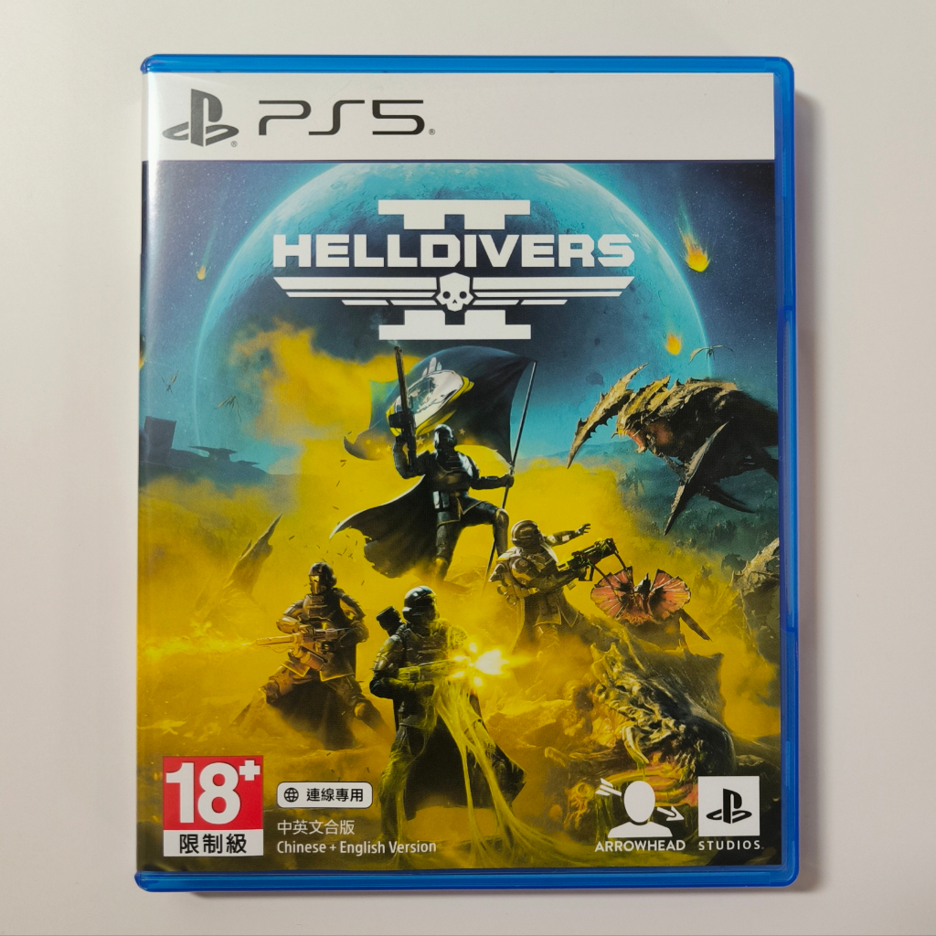 二手 PS5 絕地戰兵2 繁體中文（遊戲片主機同捆手把中古週邊配件副廠NSSWITCHps5pro）