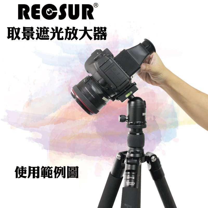 RECSUR RS-1106 取景遮光放大鏡 3.2倍 (銳攝 LCD 螢幕 遮光罩 ) 可以摺疊 可遮蔽強烈的太陽光