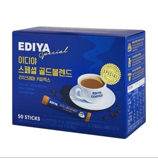 預購 韓國EDIYA COFFEE 特調重乳拿鐵咖啡粉50條入🩷🩷