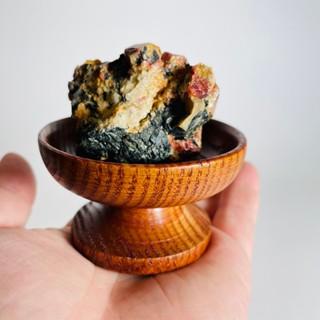 ✨現貨✨水晶能量展示架/木質礦標臺座/首飾手環戒指盤/INS風小木盆/礦石淨化消磁座/臺灣賣家 可開發票 呢喃晶語