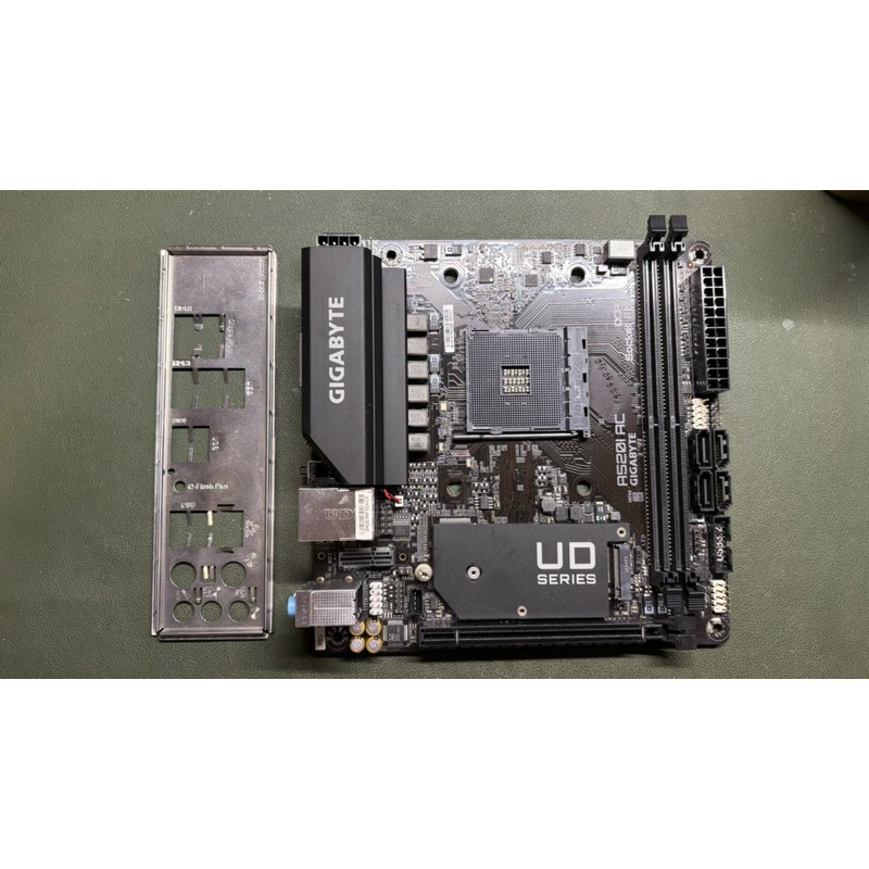技嘉GIGABYTE A520I ITX主機板（僅測試，近全新）