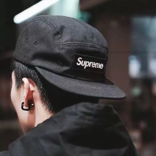 SUPREME Military Camp 棉布平板帽露營帽帽子