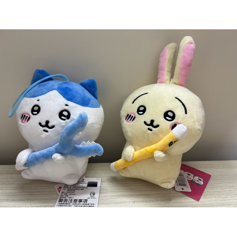 吉伊卡哇絨毛系列 ちいかわ うさぎ ハチワレ 小八貓 烏薩奇 討伐棒 兔兔 小八 6吋 KHTOY