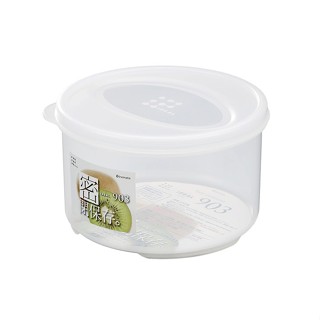 inomata 日本製 1693 IDEAL 903氣密圓型儲存盒-830ml 保鮮盒 食物收納 食材儲存盒 1入