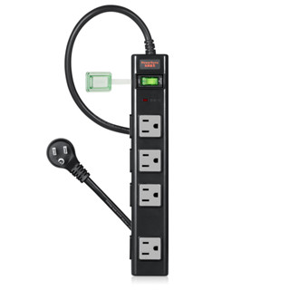 *群加 Powersync 1開8插 尿素防火防燃 強力磁鐵 防雷擊抗突波 延長線