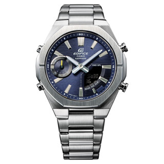 CASIO卡西歐 EDIFICE 藍芽 藍寶石水晶玻璃 八角圈 賽車電子錶 ECB-S10D-2A