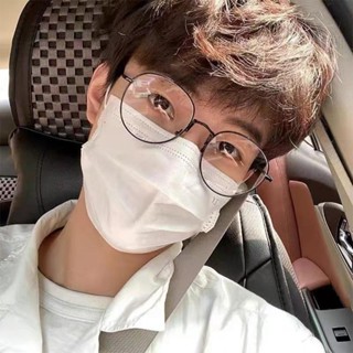 眼鏡框 眼鏡架 黑框眼鏡 圓框眼鏡 眼鏡 鈦眼鏡 復古眼鏡 大框眼鏡 文青眼鏡 素顏眼鏡 女生禮物 附 眼鏡盒 033