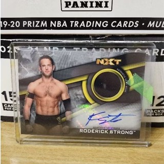 摔角卡 Topps Roderick Strong 限量99 48/99 簽名 用品 Auto Patch WWE