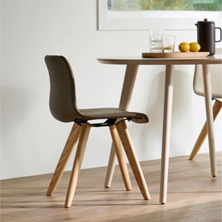 【iloom怡倫家居】Seta plus經典椅 人造皮革 椅子 餐椅 餐桌椅 座椅 木椅