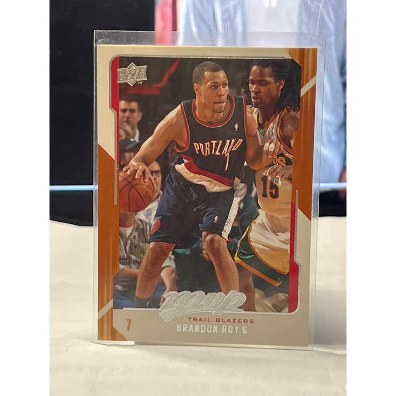 MVP版銀標銀字紀念卡Brandon Roy「黃曼版」UD 2008-09波特蘭拓荒者Trail Blazers