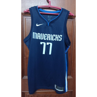 NBA達拉斯獨行俠隊Luka Dončić第二客場深藍色球衣48L號