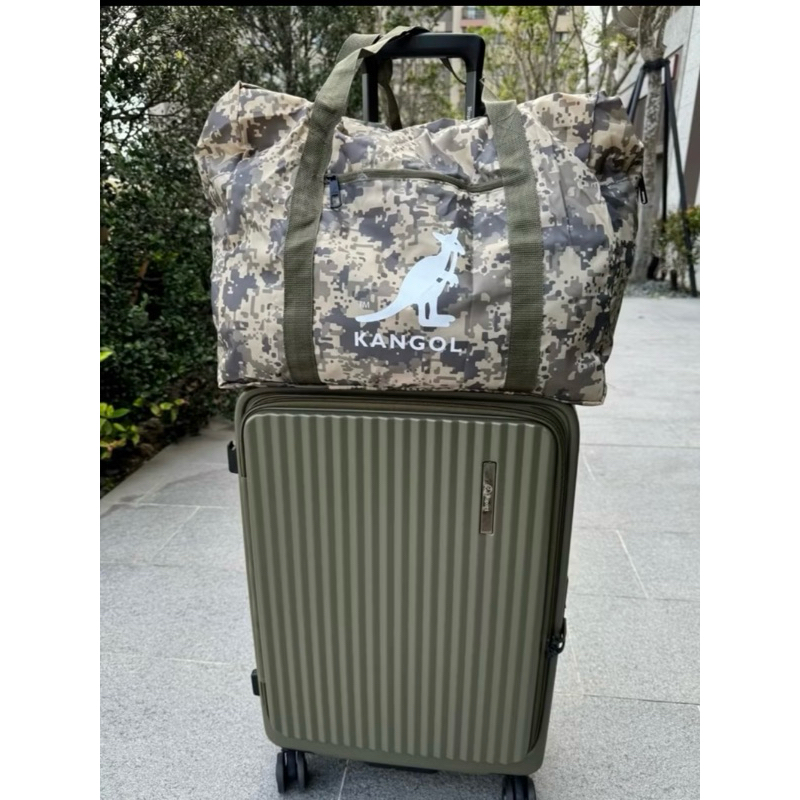 KANGOL 袋鼠 輕量摺疊旅行袋 折疊 旅行袋 隨身購物袋 旅遊包 出國登機 旅行必備用品